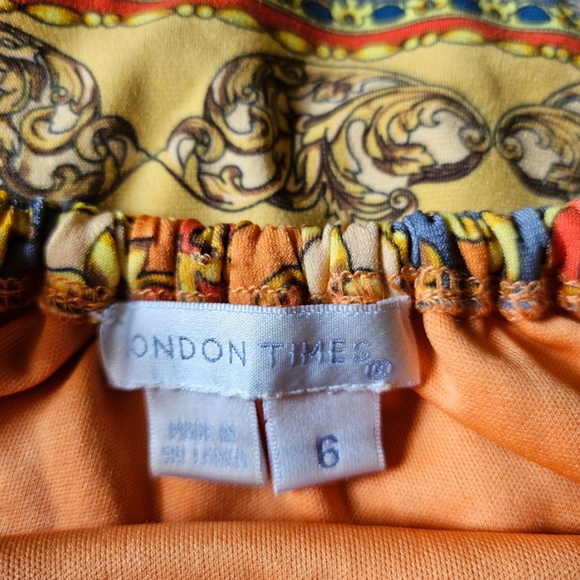 LONDON TIMES BOHO DRESS - Picture 3 of 4